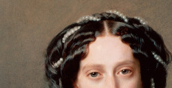 rhaego:  Franz Xaver Winterhalter Portrait of Empress Maria Alexandrovna, 1857 (details) 