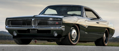 carsthatnevermadeitetc:Dodge Charger Defector, 2017 (1969), by Ringbrothers. A restomod Charger powe