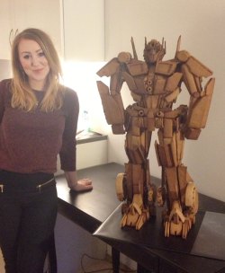 Gingerbread Optimus Prime made by friends