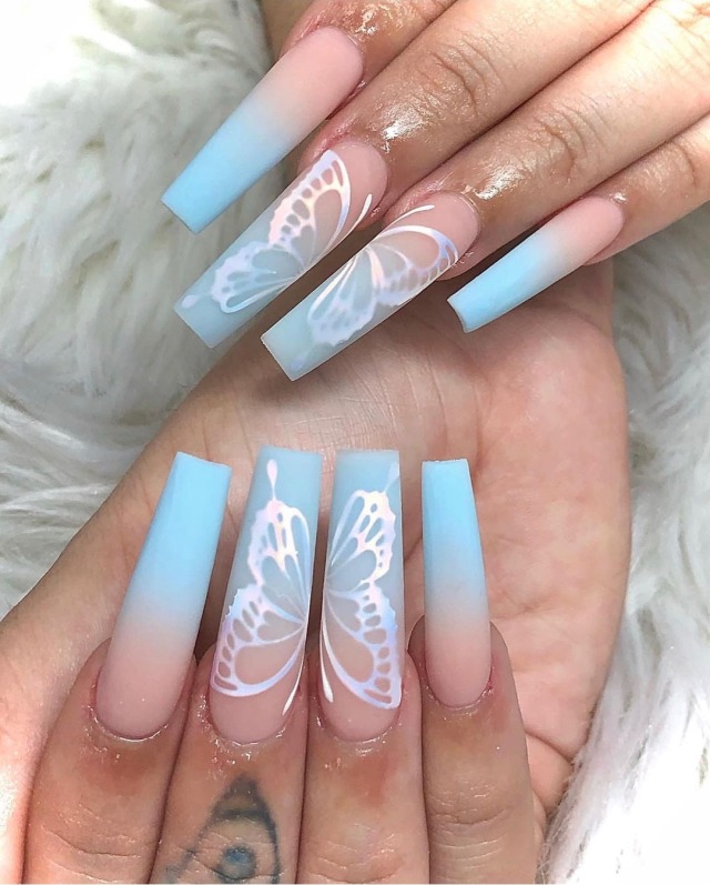 Tumblr No matter your nail length and shape, these gradient manicures looks. tumblr