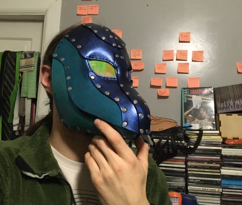 Progress Shots Of A New Dragon Mask! Showing The End Result First. I Really Like How The Whole Thing