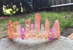 kitsncrowns:  NEW // Peach Princess Crown Etsy