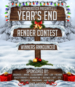  The holidays are over and so is the judging for Renderotica’s
