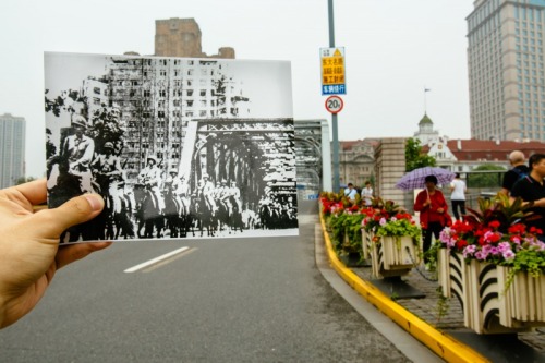 Photos Chine : comparaison des temps anciens et modernes de Shanghai - LIRE : http://www.chine-informations.com/actualite/photos-chine-comparaison-des-temps-anciens-et-modernes-de-shanghai_89086.html