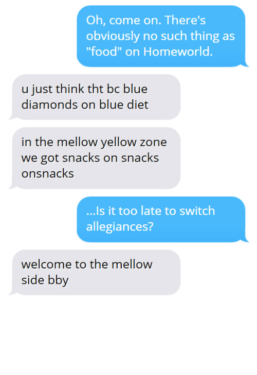 Come to the Mellow side, we have snacksThis is the end of the “Mellow Yellow Mix Up” arc (not that Mellow Diamond is going anywhere). Click here to read it from the beginning!