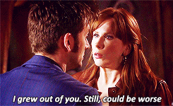 rosewolfy:Doctor Who meme: 9 Scenes [4/9]↳ Tentoo and Donna in “Journey’s  End”