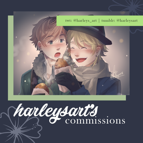 harleysart: [Reblogs are appreciated!]  finally have a bit of confidence again to open them! ;v; DM 