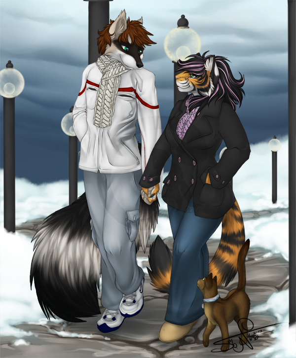 renakakib:  winter walk - by Alishka