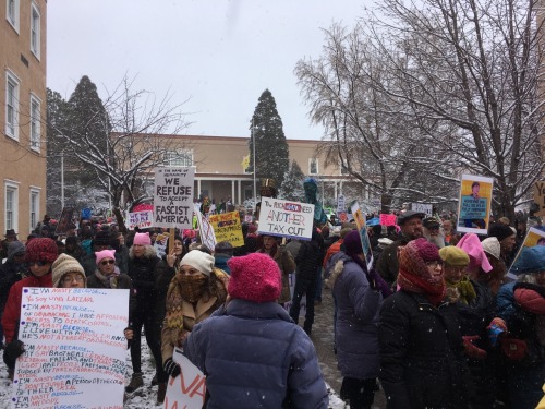 doctornsara:  Went and joined my local million woman march.