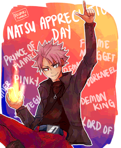 kkumri:  110415Happy flame brain Appreciation Day!! More colourful eyed Natsu for you. [speedpaint process]