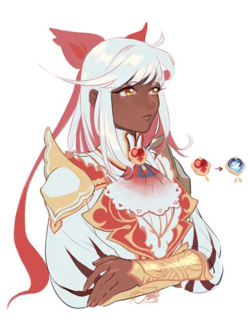 oc draws that i thought i uploaded already but turns out i never didsivard is a dragalge gijinka and