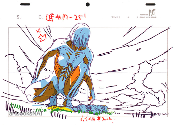 artbooksnat:  Eight Attack on Titan (進撃の巨人) animation layouts digitally