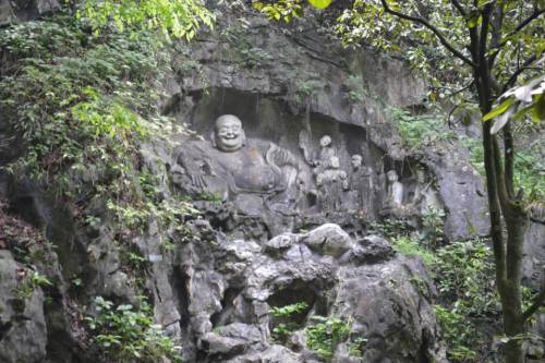 #hangzhou famous for #westlake also had some ancient carvings at a place called #feilaipeak where yo
