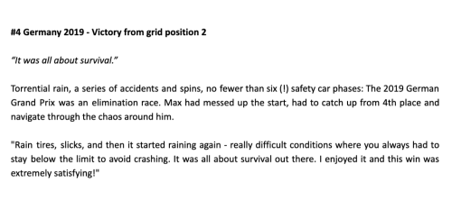 Max Picks His Top 10 Races!