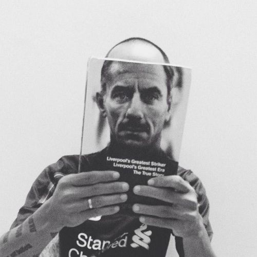 Me=IanRush @liverpoolfc  #lfc #liverpoolfc #ynwa #blackandwhite #portrait #bookface #bookfacelicious