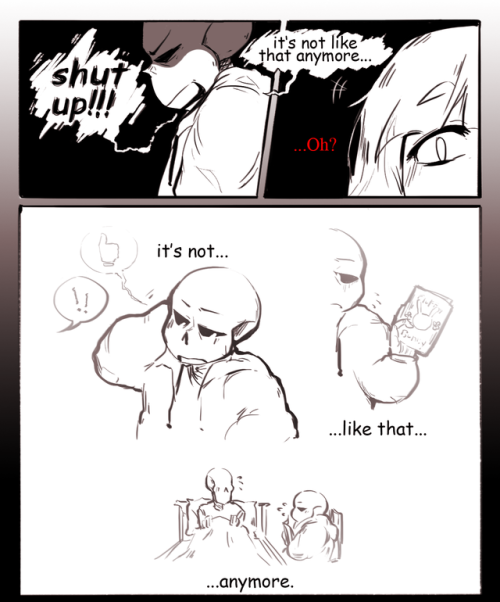 ask-the-great-papyrus: skele-brothers: sans was a fool to ever believe he could become a better brot