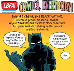 superheroesincolor:  Comics, Everybody: The