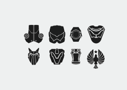  Pacific Rim Kaiju Icons by ~Surfsideaaron