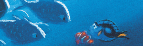 scurviesdisneyblog:Finding Nemo concept art by Ralph Eggleston 