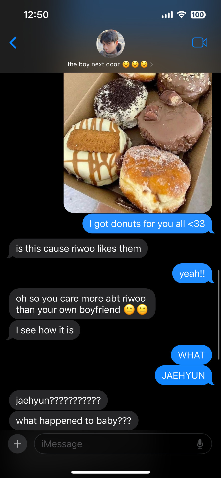 TEXTS WITH BOYFRIEND JAEHYUN