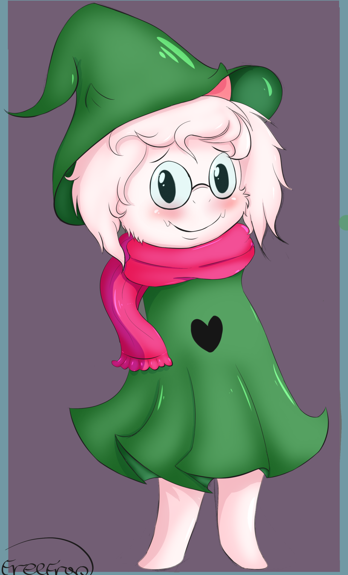 ffqartsandthings: Fluffy boiiiii Delta rune is such nice game. i decided to draw