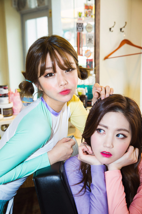 korean-dreams-girls: Lee Chae Eun & MinKyung - May 20, 2015 Set
