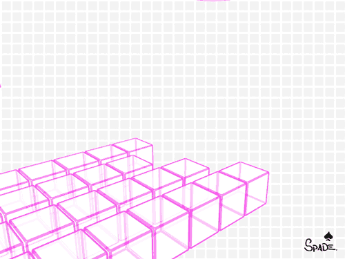 spade-visual:  #4 cubes