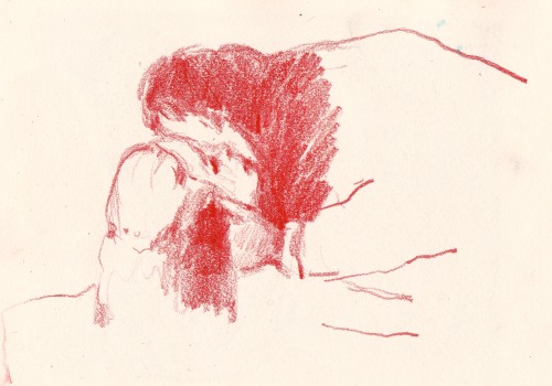 shantisheaan:Kisses, pencil on paper 2014. Shanti Shea An.