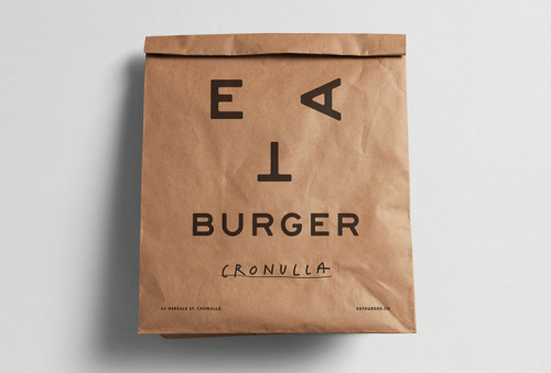 andrewgarybeardsall: Eat Burger by Christopher Doyle &amp; Co
