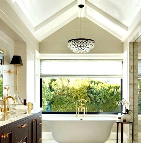 Traditional Bathroom - Master Bath Example Of A Mid-sized Classic Master White Tile And Marble Tile White