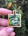 escapekit:Embroidered Fossils North Carolina-based self-taught artist Rachel Crisp