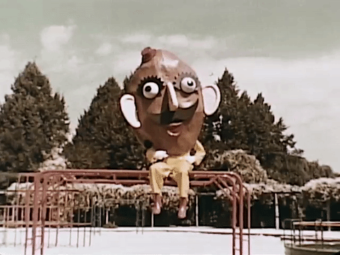 theladybadass:Mr. Potato Head ad from the 1970s