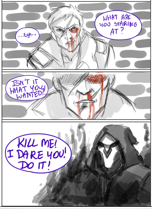 erdorasart:  Reaper76 Week - Day 7- “Cover me” - Comfort/Fluff (I really wanted to draw 100% fluff but instead of that I drew angsty comic with happy ending xD I’m terrible at fluff tbh! I shouldn’t probably post it as “Cover me” day but