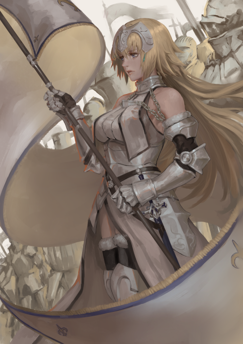 gae-bolg-alternative-dot-exe:  ジャンヌ・オルタ and ジャンヌ・ダルク