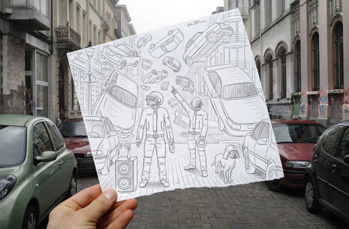 tccarson8439: unknowngenre: Pencil vs. Camera by Ben Heine Illshitz!