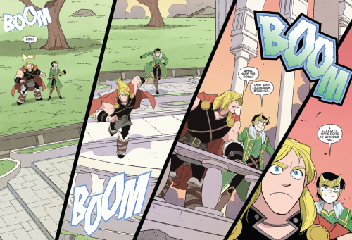 why-i-love-comics:Thor & Loki: Double Trouble #1 (2021)written by Mariko Tamakiart by GurihiruTh