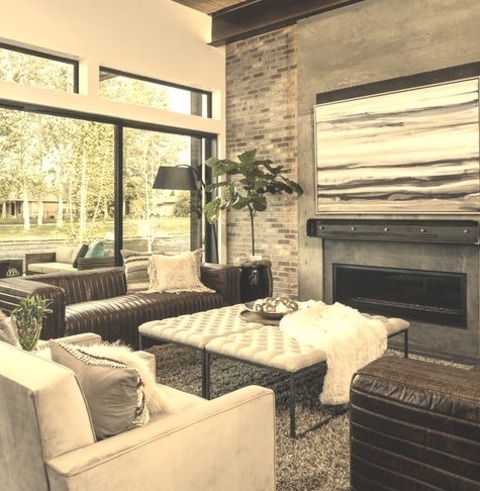 Open - Industrial Family Room