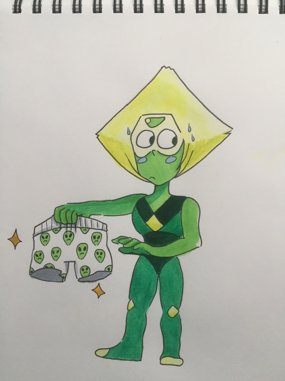 themangox:   I finally colored them 👽 