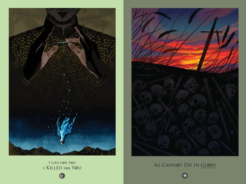 These gorgeous HBO-commissioned ‘Game of Thrones’ posters take 4 days to make after an episode airsW