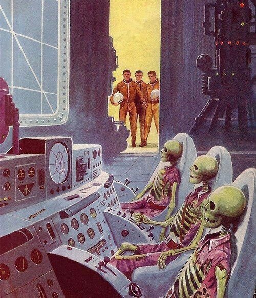 talesfromweirdland:“I have a bad feeling about this…”Front cover of German science fiction novel, Sc