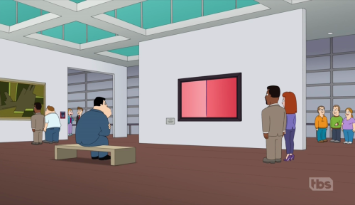 The Langley Falls Museum of Art, in American Dad, Portrait of Francine’s Genitals, S13E04, 201