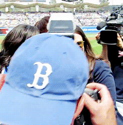 bellamyyoung:  The Scandal ladies at Dodger Stadium 7th April 2013 x 