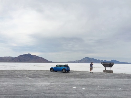 Bonneville Salt Flats, Utah.