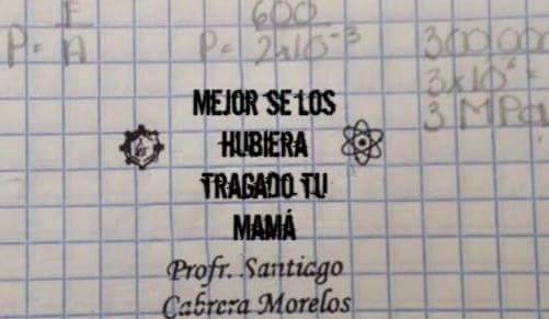 Y como se lleva el profesor con ustedes...