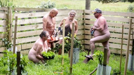 skolboi99: nudefornow:    Gardening friends  