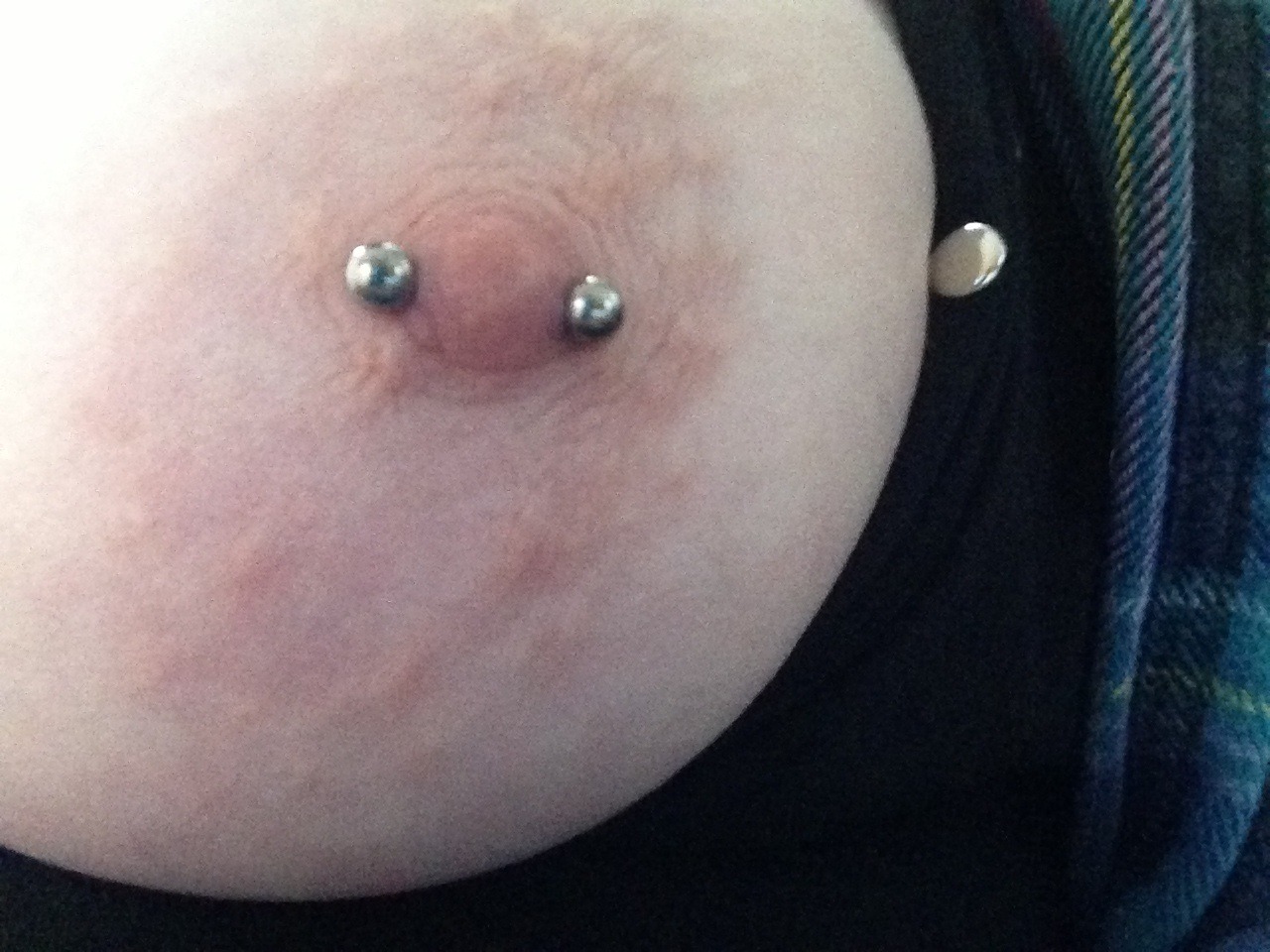 beanbug19:  About bloody time! My amazing nipple piercings! :) 