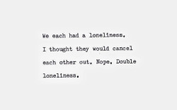 nevver:  Double loneliness 