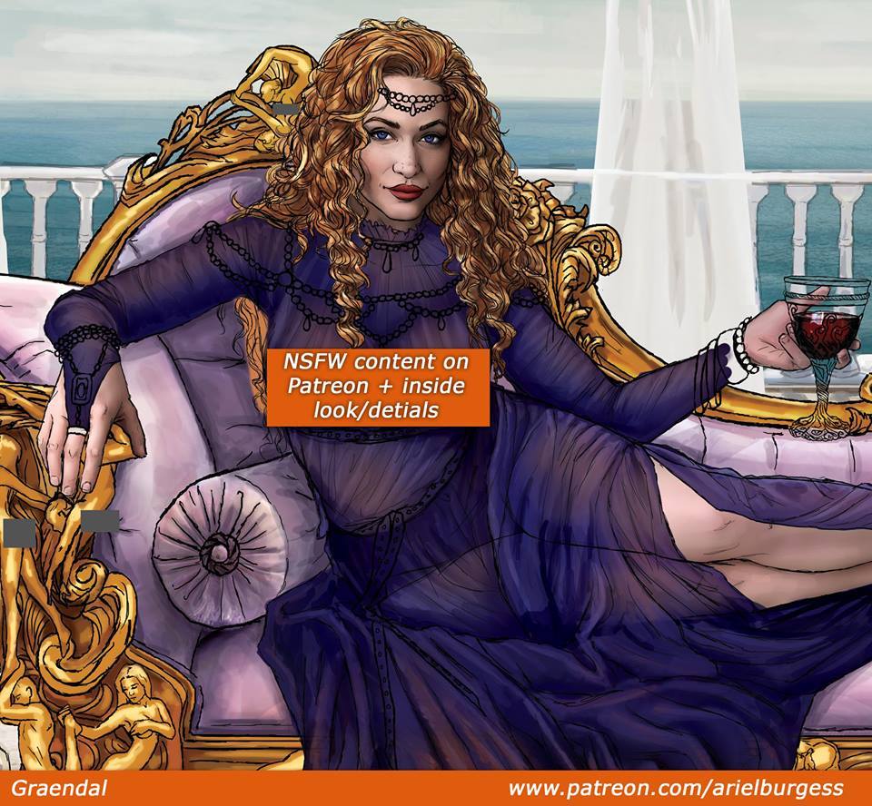 THE WHEEL OF TIME TIDBITS — Graendal WIP by Ariel Burgess