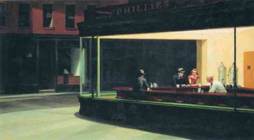 Edward Hopper, Nighthawks, 1942.