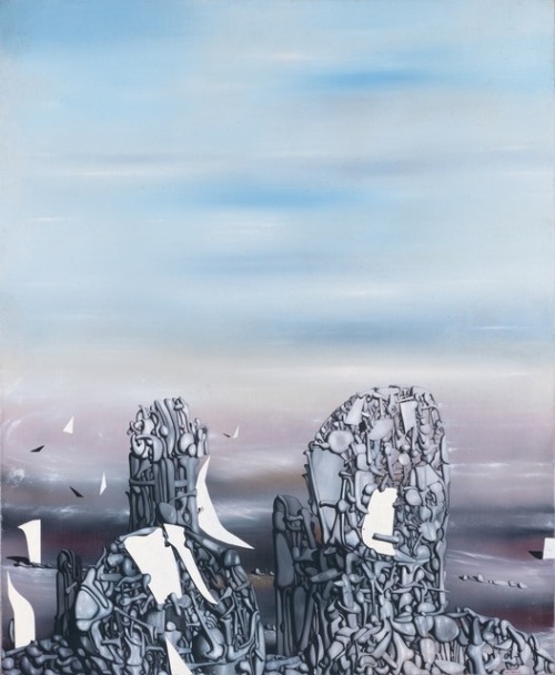 Yves Tanguy Le Ciel Traque, 1951 Oil on canvas